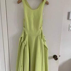 Lime green dress